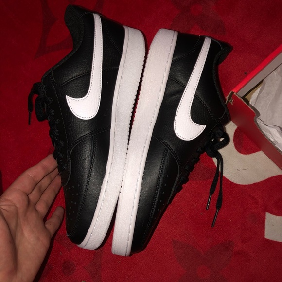 Nike Other - Nike Court Vision Lo Black / White